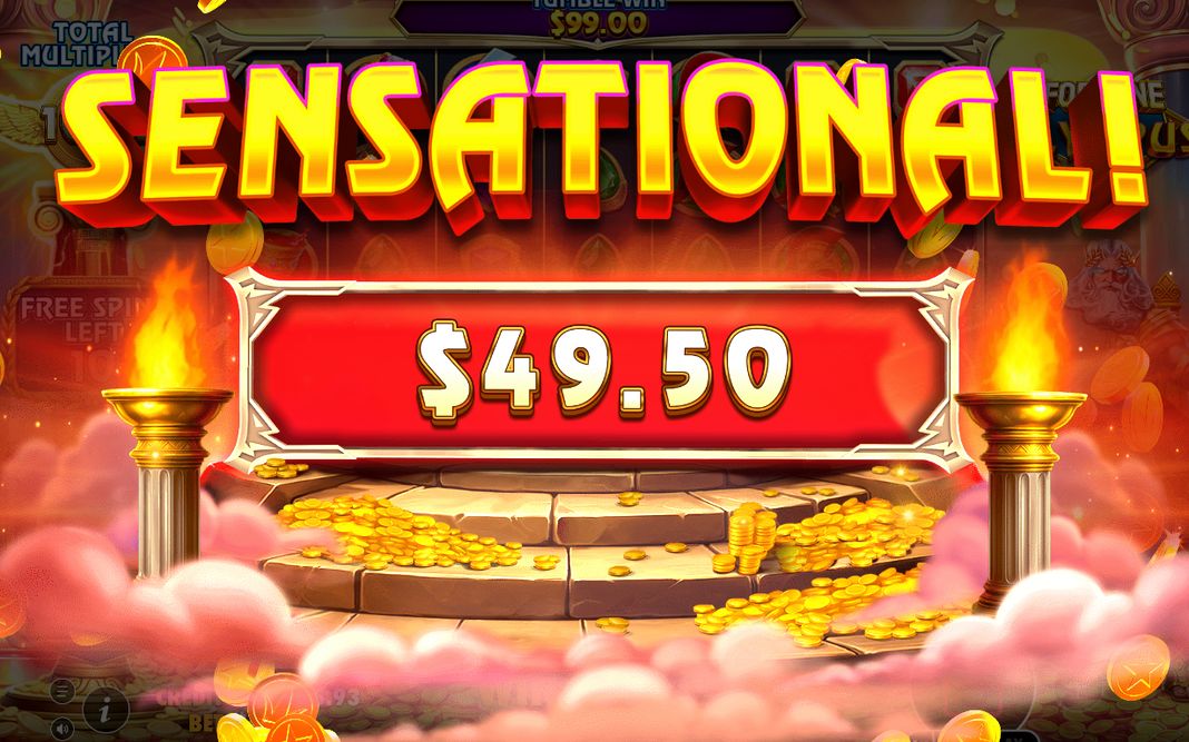 Free Spins counter and Total Multiplier during a round